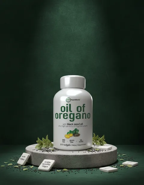 Cápsulas de aceite de orégano