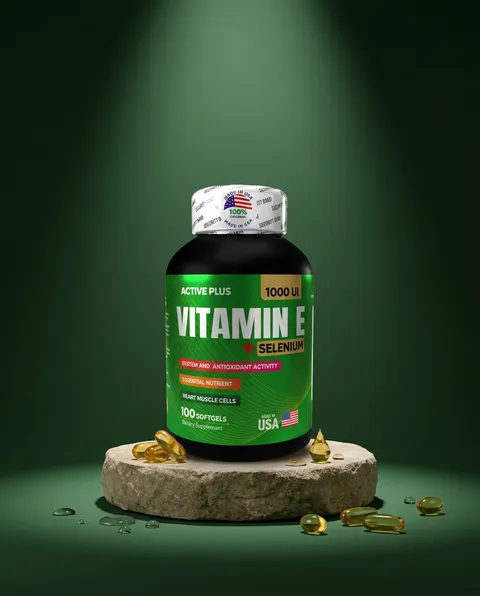 Cápsulas de vitamina E y selenio