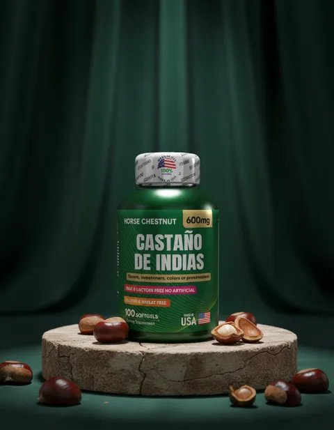 Castaño de indias en cápsulas