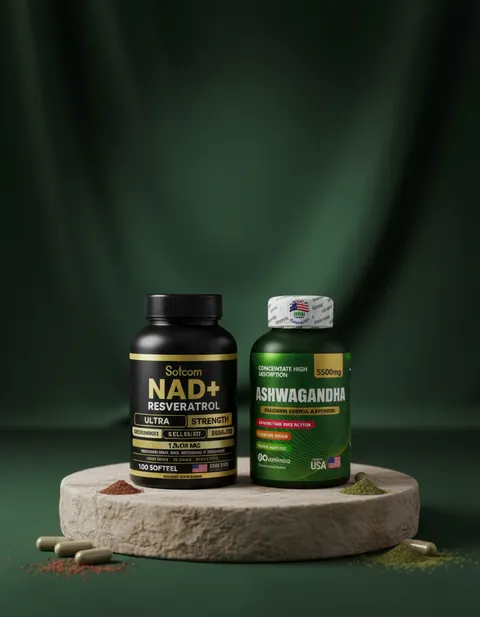 Combo NAD+ y ashwagandha