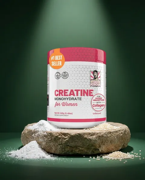 Creatina con colágeno en polvo