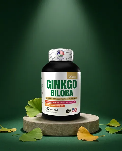 Ginkgo biloba en cápsulas