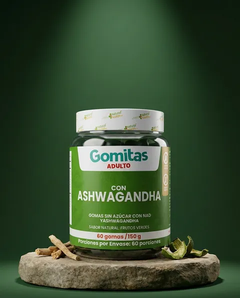 Gomitas de ashwagandha y NAD