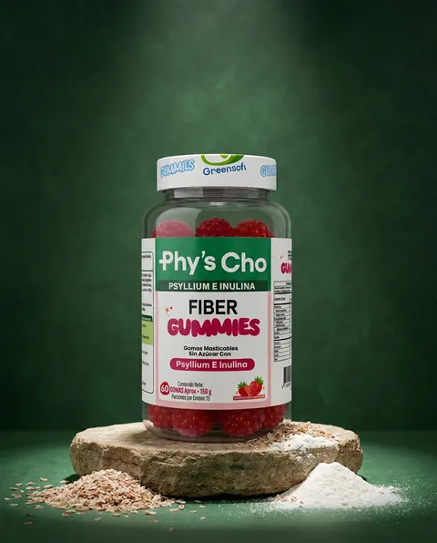 Gomitas de fibra con psyllium
