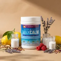 Magnesio para la calma con sus ingredientes naturales alrededor